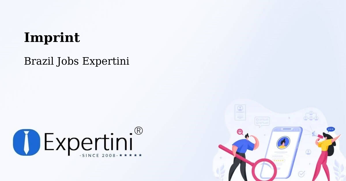 Imprint – Medeiros Neto - Brazil Jobs Expertini